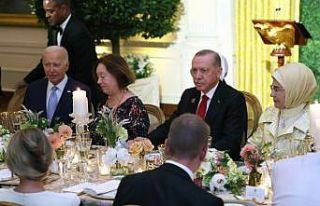 Cumhurbaşkanı Erdoğan, Biden’ın resmi yemeğinde