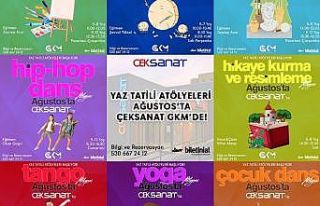 Yaz tatili atölyeleri Ağustos’ta ÇEKSANAT GKM’de 
