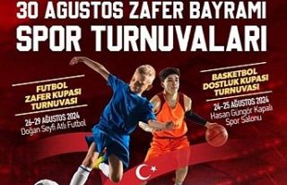 30 Ağustos’a özel futbol ve basketbol turnuvası