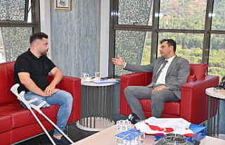 Ampute Milli Takım Kaptanı Özcan’dan Başkan...