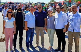 Balıkesir Bandırma'da CHP'liler domates...