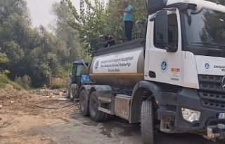 Büyükşehir’den yangın söndürme çalışmalarına...