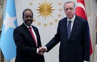 Cumhurbaşkanı Erdoğan, Somalili mevkidaşıyla...