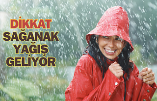 DİKKAT! Sağanak yağış geliyor!