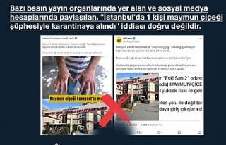 'Maymun Çiçeği'nin Türkiye iddiaları...