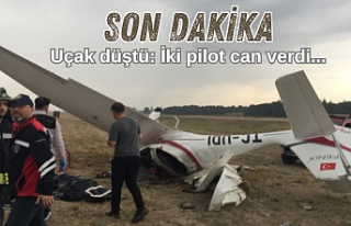 SON DAKİKA! Uçak düştü: İki pilot can verdi...