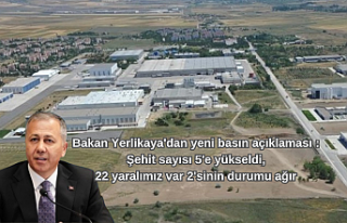 Bakan Yerlikaya'dan yeni basın açıklaması...