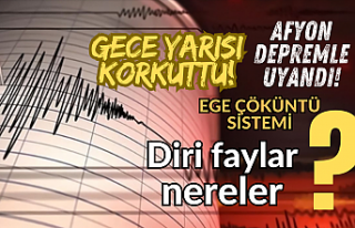 Gece yataktan fırladılar! Afyon depremle sarsılarak...