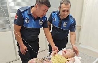 Manisa'da zabıtadan hayat kurtaran müdahale