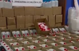 28 bin 400 litre sahte alkol ele geçirildi!