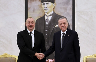 Cumhurbaşkanı Erdoğan mevkidaşı Aliyev'le...