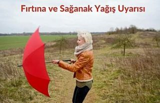 Fırtına ve sağanak yağış uyarısı!