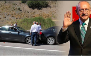 Kılıçdaroğlu çifti sabah saatlerinde trafik kazası...