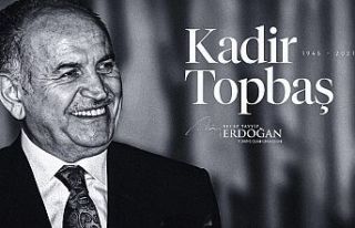 Cumhurbaşkanı Erdoğan'dan 'Kadir Topbaş'...