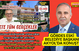 Gördes belediyesinde ortaya çıkan vurgun haberinin...