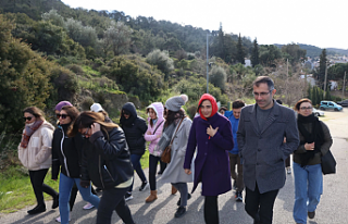 İzmir Güzelbahçe'de ders sonrası doğa keyfi