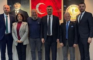 Oflu Hoca, Abdül Taşyasan’ı makamında ziyaret...