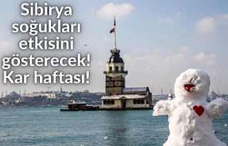 Sibirya soğukları etkisini gösterecek! Kar haftası!