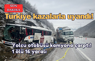 SON DAKİKA! Türkiye kazalarla uyandı! Yolcu otobüsü...