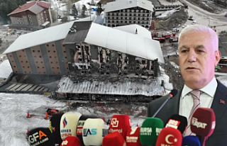 Başkan Bozbey Uludağ'daki otel yangınını...