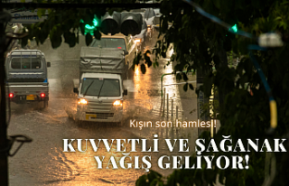Kışın son hamlesi! Kuvvetli ve sağanak yağış...