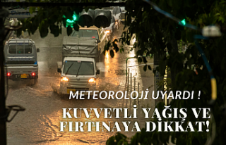 Meteoroloji uyardı! Kuvvetli Yağış ve Fırtınaya...