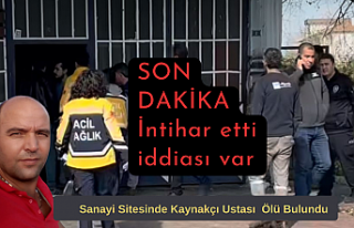 Üzücü Olay! Sanayi Sitesinde Kaynakçı Ustası...