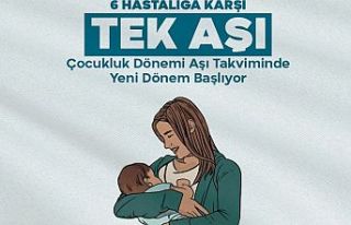 Çocukluk aşı takviminde yenilik! 6 bileşenli aşı...