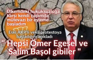 " Hepsi Ömer Egesel ve Salim Başol gibiler...