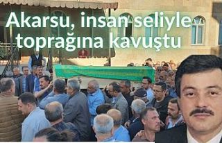 Akarsu, insan seliyle toprağına kavuştu