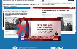 DMM: '12 yıl ceza alıp 9 ay yatacak' iddiası...