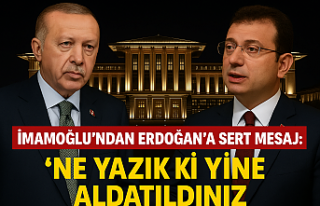 İmamoğlu'ndan Erdoğan’a Sert Mesaj: "Ne...
