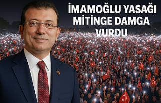 İmamoğlu Yasağı Mitinge Damga Vurdu: "Millet...