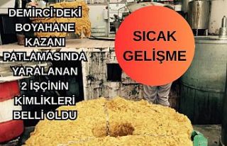 SON DAKİKA | Demirci'deki Boyahane Patlamasında...