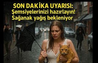 SON DAKİKA UYARISI: Şemsiyelerinizi hazırlayın!...