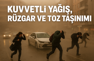 Meteoroloji’den Kuvvetli Yağış, Rüzgar ve Toz...