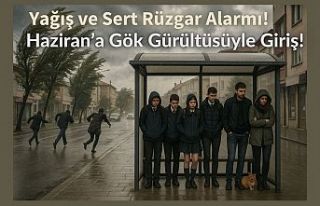 Yağış ve Sert Rüzgar Alarmı! Haziran’a Gök...