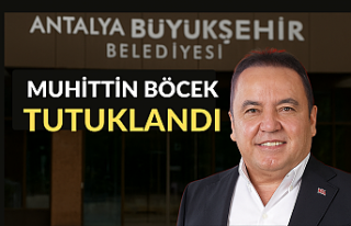 Antalya Büyükşehir Belediye Başkanı Muhittin...