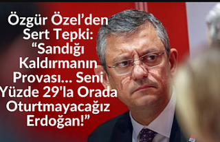 Özgür Özel’den Sert Tepki! “Sandığı Kaldırmanın...