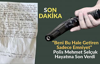 SON DAKİKA ! “Beni Bu Hale Getiren Sadece Emniyet”...