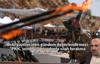 Ünlü gazeteciden gündem değerlendirmesi: “PKK,...