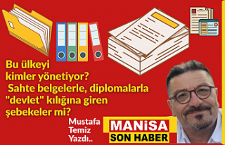 Bu ülkeyi kimler yönetiyor? Sahte belgelerle, diplomalarla...