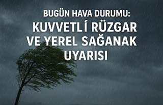 Bugün Hava Durumu: Kuvvetli Rüzgar ve Yerel Sağanak...