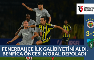 Fenerbahçe İlk Galibiyetini Aldı, Benfica Öncesi...