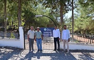 Manisa'da mezarlıklar güvenli hale getiriliyor