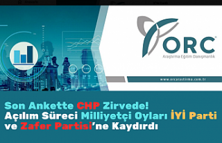 Son Ankette CHP Zirvede! Açılım Süreci Milliyetçi...