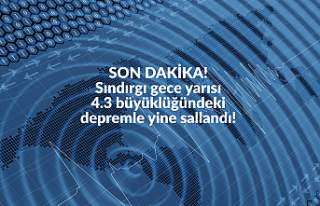 SON DAKİKA! Sındırgı gece yarısı 4.3 büyüklüğündeki...
