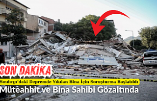 SON DAKİKA! Sındırgı’daki Depremde Yıkılan...