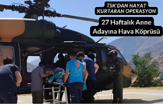 TSK’dan Hayat Kurtaran Operasyon: 27 Haftalık Anne...