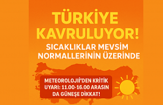 Türkiye Kavruluyor! Sıcaklıklar Mevsim Normallerinin...